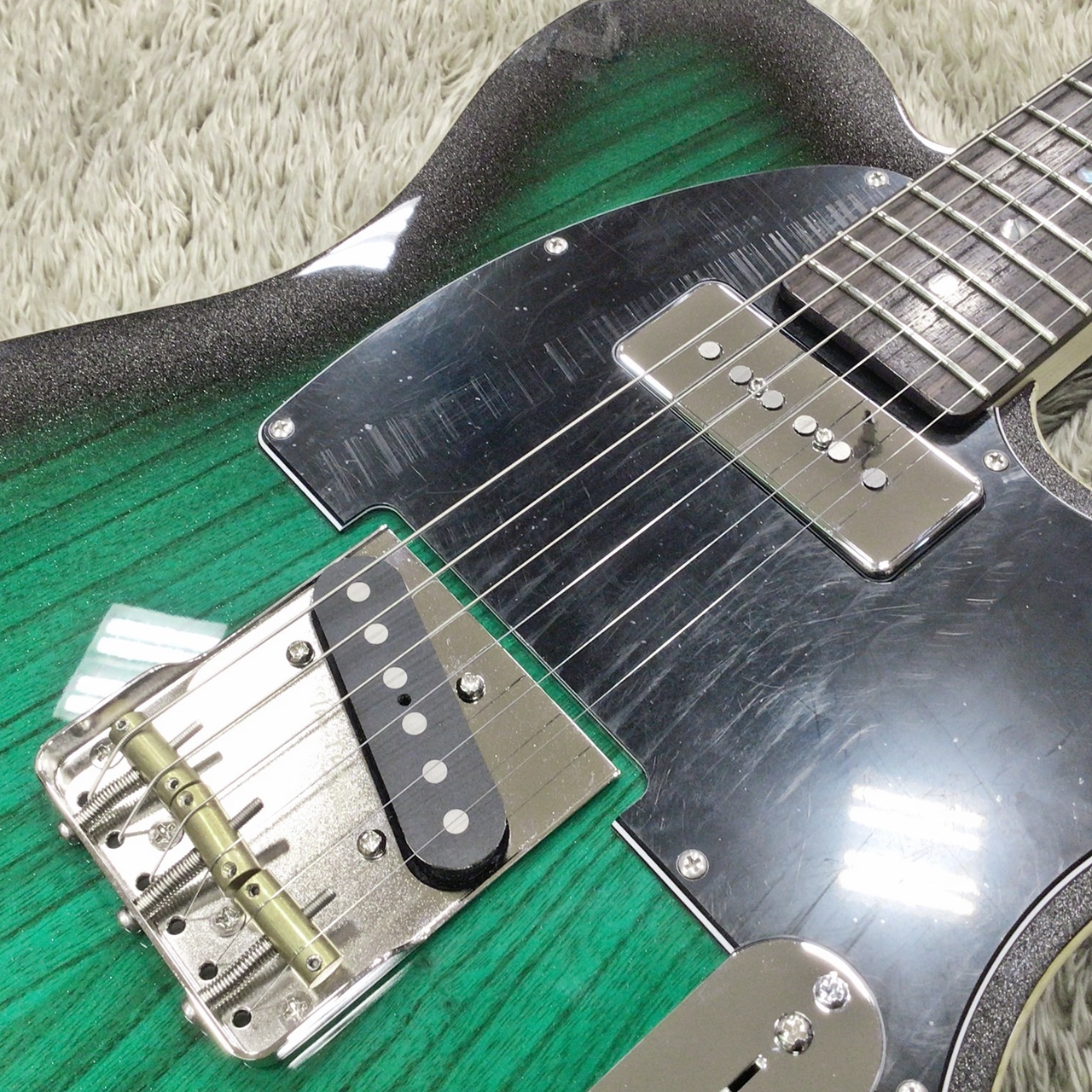 Psychederhythm Standard-T Limited / Burn Green Black Metallic Burst 【限定品 】（新品/送料無料）【楽器検索デジマート】