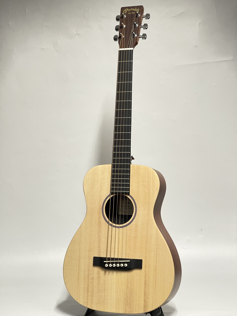 Martin LX1 #427153 【ミニギター】【スプルーストップ単板/HPL