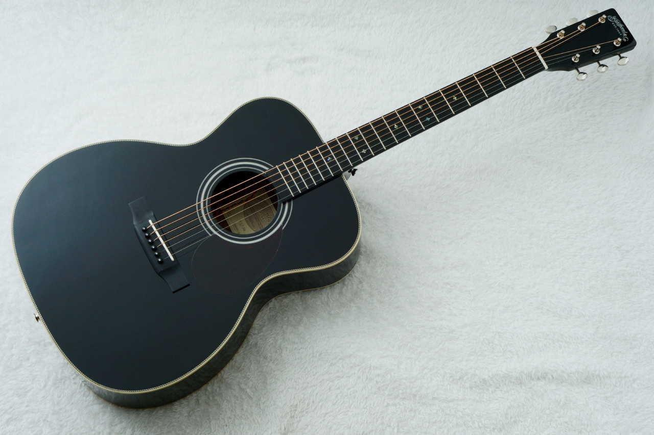 【牛骨☆エレアコ】Stafford！SF-4F黒【弾き易く調整☆新品の弦】 Stafford SF-4F -Black-【数量限定アクセサリーセット付!】【初心者に