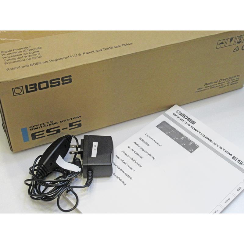 BOSS ES-5 スイッチャー　used アダプタ付き BOSS ES-5 スイッチャー used アダプタ付き BOSS ES-5 スイッチャー