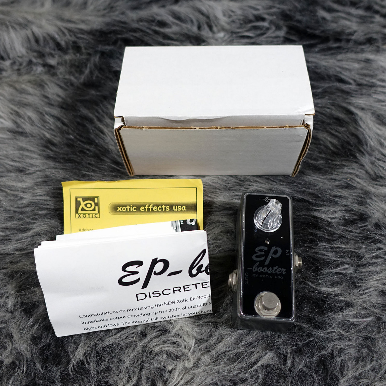 Xotic ep Booster ホワイト 1000台限定モデル　箱説付属 Xotic EP Booster（中古）【楽器検索デジマート】