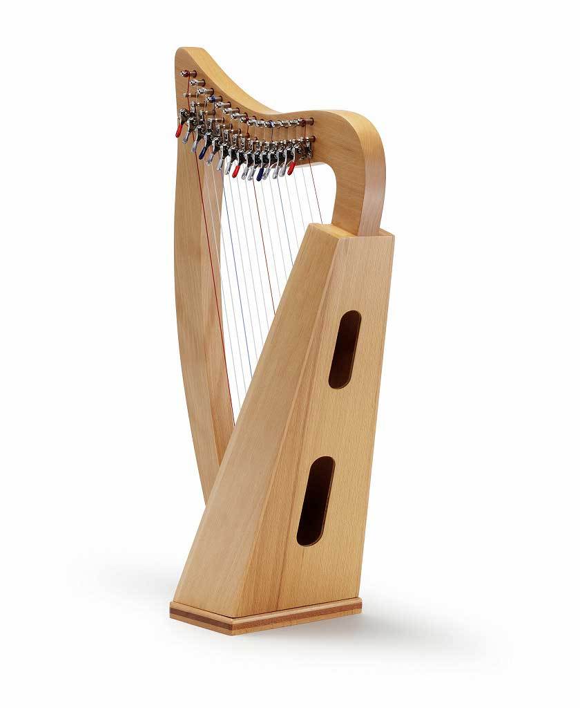GINZA JUJIYA Chris Harp (ウッディー) ハープ初心者セット 15弦レバー