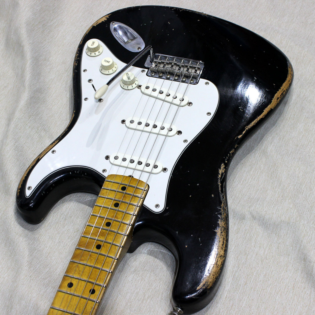 MJT ST BODY Black + AllParts Neck Stratocaster スタイル Relic(Aged