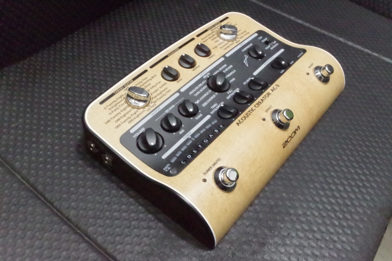 ZOOM ZOOM AC-3 アコギ用プリアンプ 【都城店】（中古/送料無料