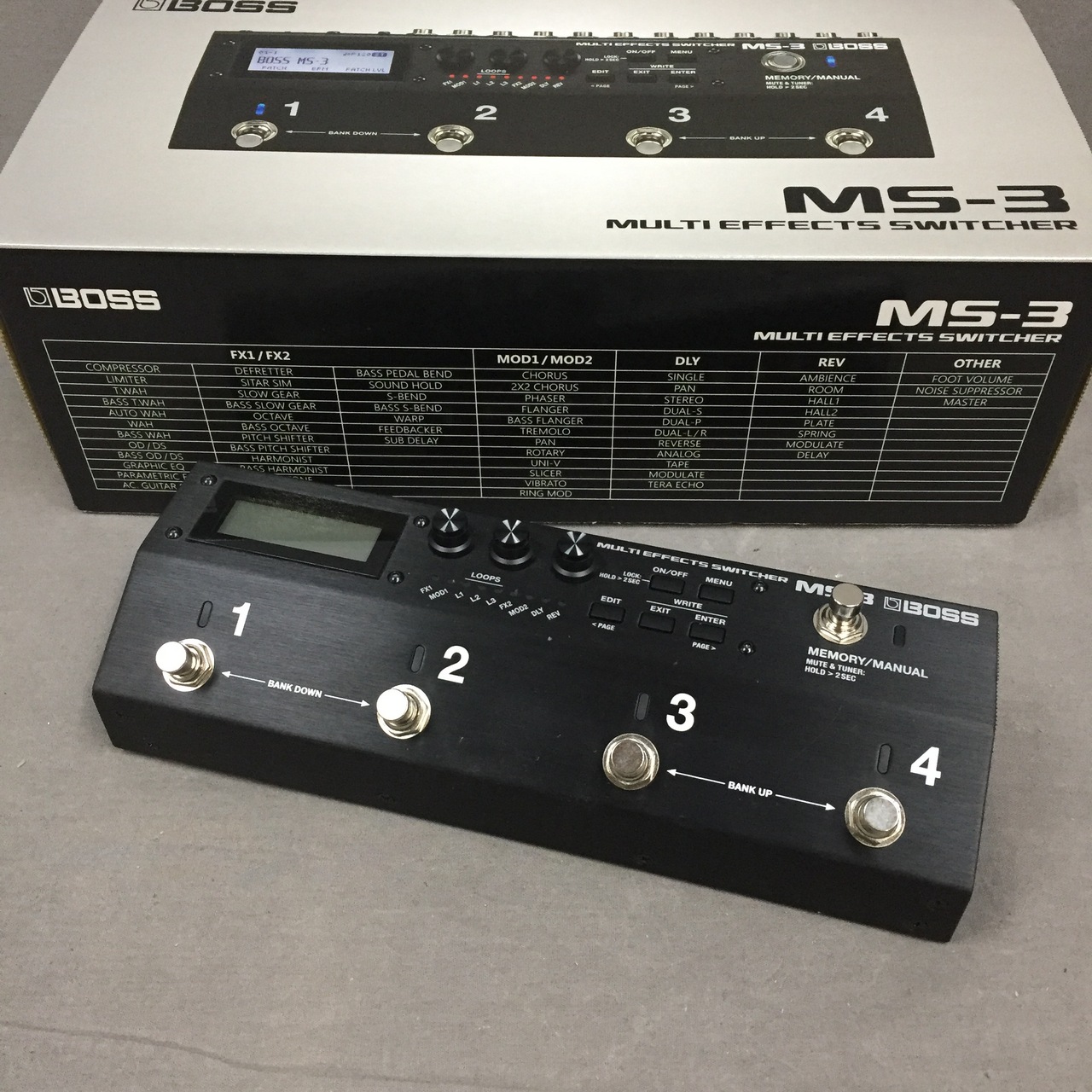 BOSS MS-3 Multi Effects Switcher（中古）【楽器検索デジマート】