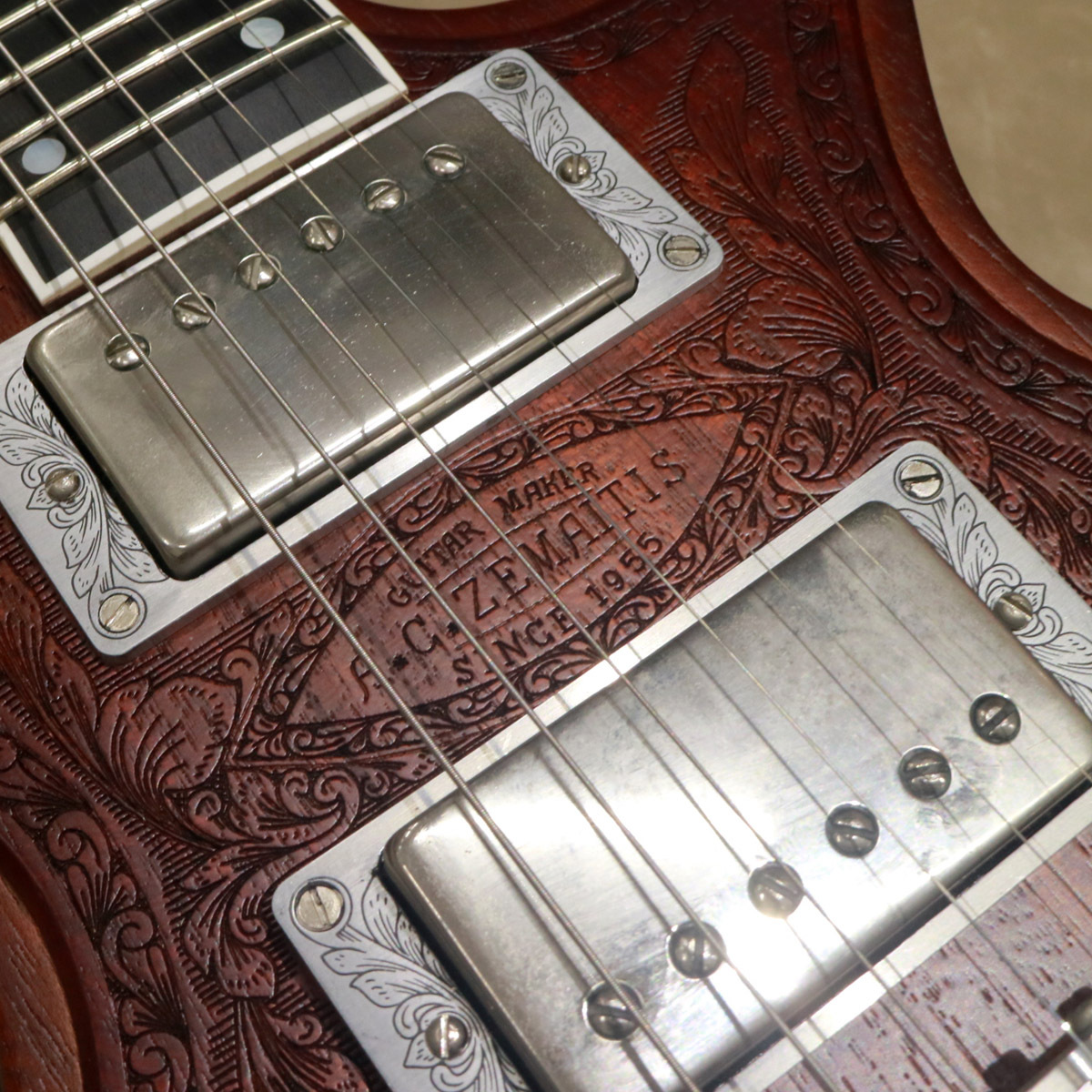 Zemaitis CS24SU WOOD LEAF MAHO（B級特価/送料無料）【楽器検索