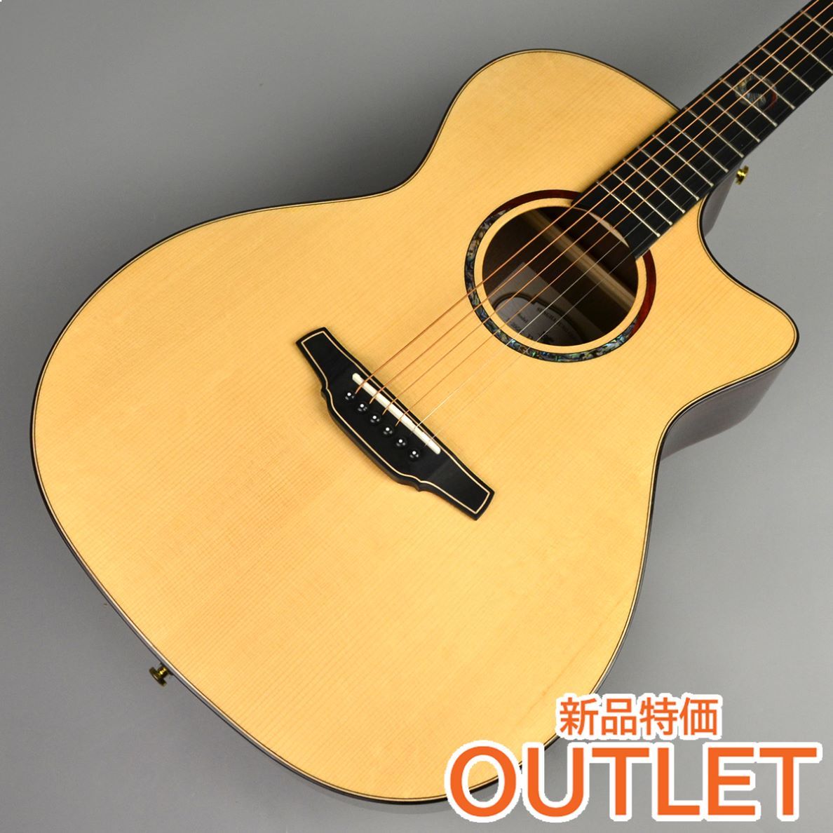 naga guitar Light series S-20GAC アコギ - 弦楽器、ギター