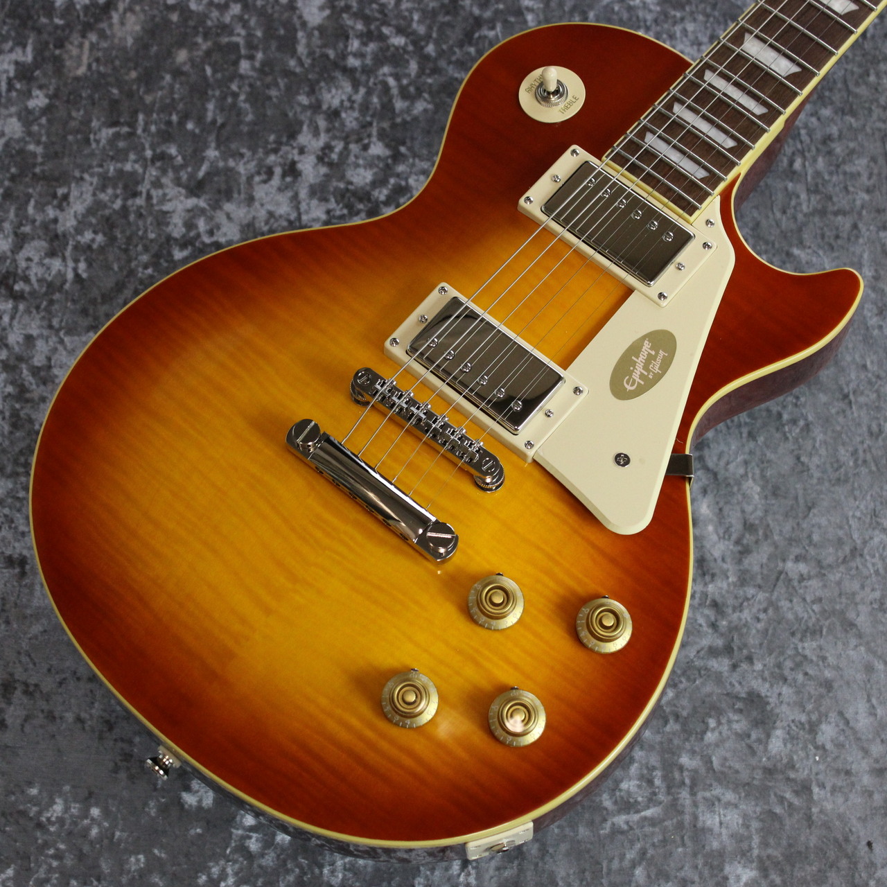 Epiphone Les Paul Standard 50s Figured Top ~Washed Cherry Sunburst