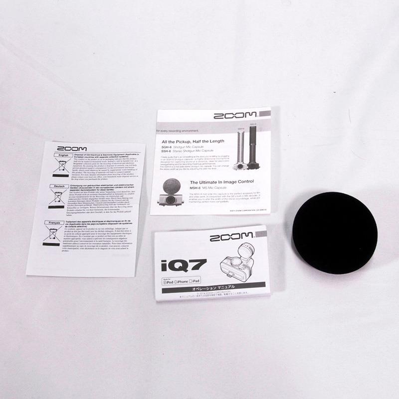 ［中古］Zoom iQ7 ステレオマイク ZOOM USED 中古 iQ7 (ズーム)(iPhone用マイク)(MSステレオ
