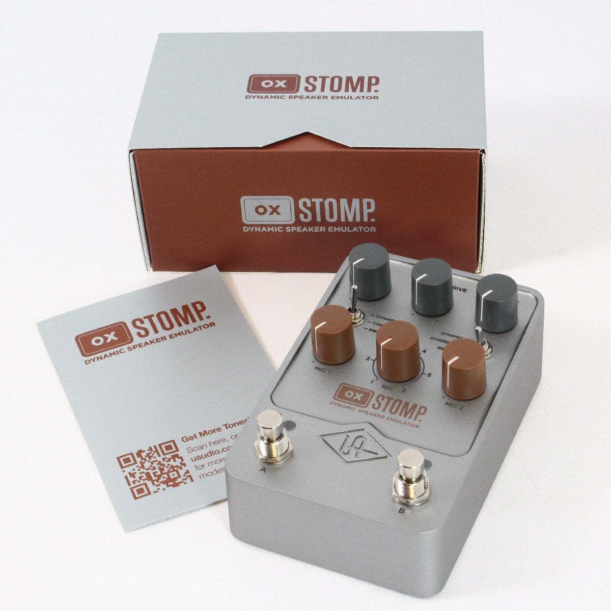 【新品】OX STOMP＋ 外箱付き Universal Audio UAFX OX Stomp Dynamic Speaker Emulator 【渋谷店