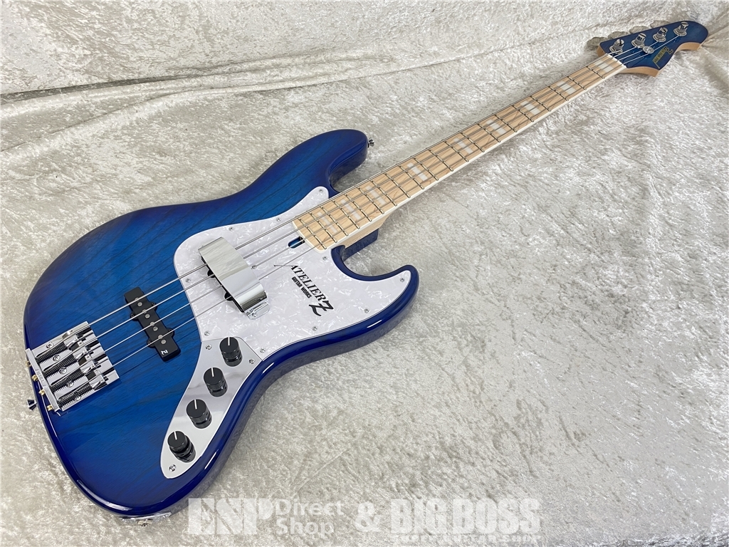 山*幹様 エレキベース 青 メイプルネック ATELIER Z M#245 CUSTOM TP-BLUE BST/M MH（新品/送料無料）【楽器検索