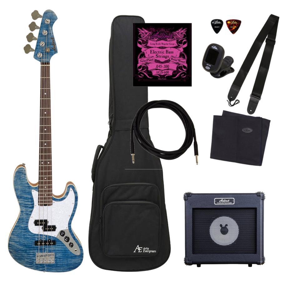 【美品】Aria Pro II RSB エレキベース トランスブルー Aria Pro II RSB エレクトリックベースギター AriaProII