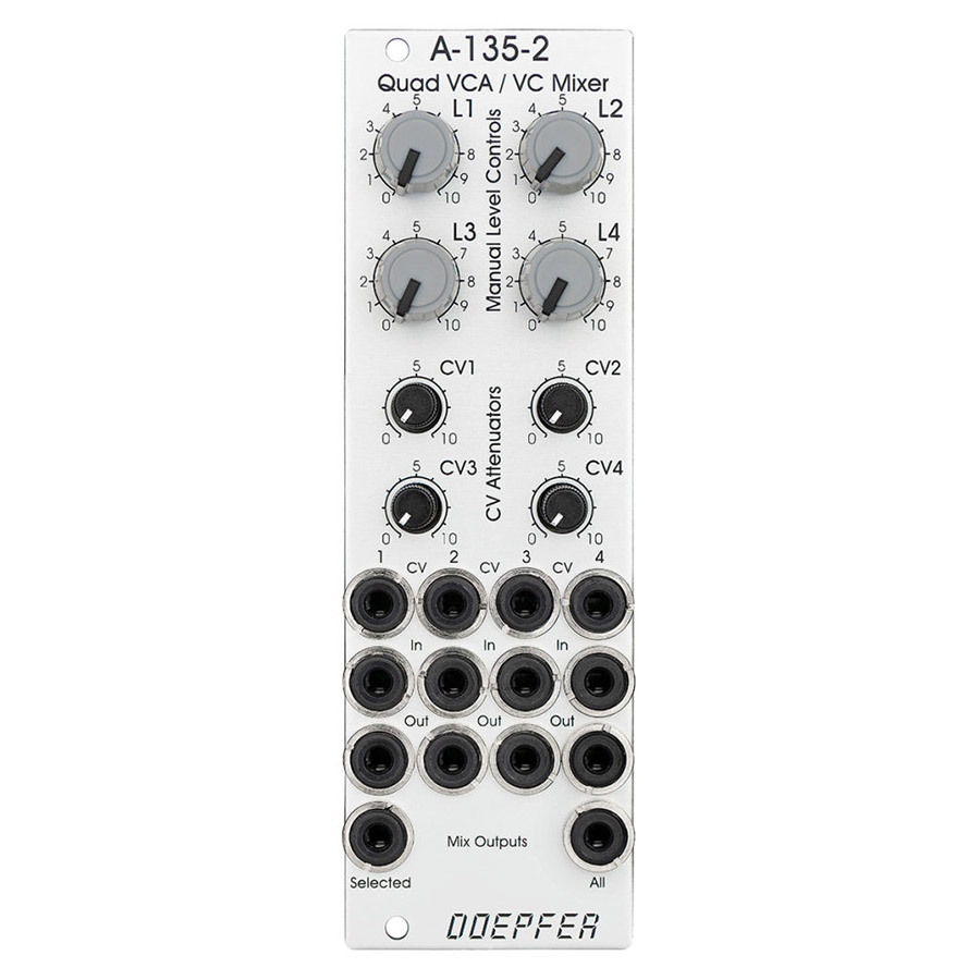 Doepfer A-135-2 Quad VCA / VC Mixer ユーロラック・モジュラーシンセサイザー  A-100シリーズ（新品/送料無料）【楽器検索デジマート】