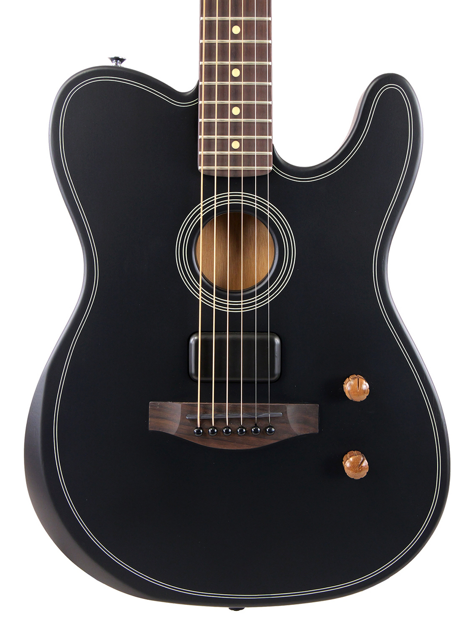 Fender Acoustasonic Standard Telecaster (Black)（新品/送料無料