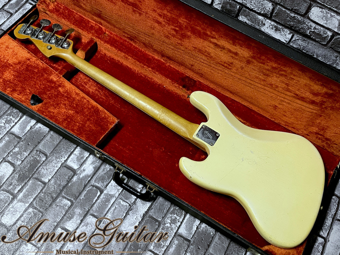 Fender Jazz Bass # Olympic White 1966年製【Matching Head】