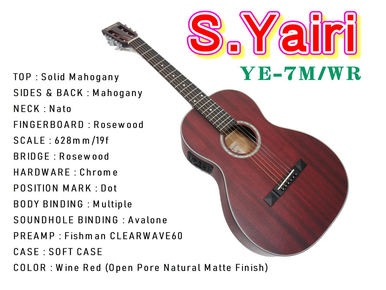 S.Yairi YE-7M/WR S.Yairi YE-7M/WR（新品/送料無料）【楽器検索デジマート】