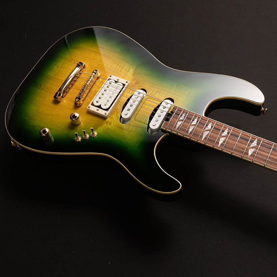 Kz Guitar Works SS-1 Deluxe Green Burst（新品）【楽器検索デジマート】