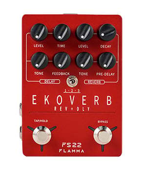 FLAMMA EKOVERB ディレイ・リバーブ FLAMMA FS22 EKOVERB Delay + Reverb Pedal フランマ ディレイ