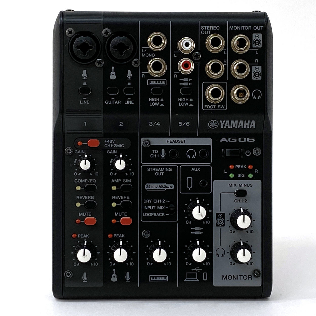 YAMAHA AG06 MK2 B（中古/送料無料）【楽器検索デジマート】