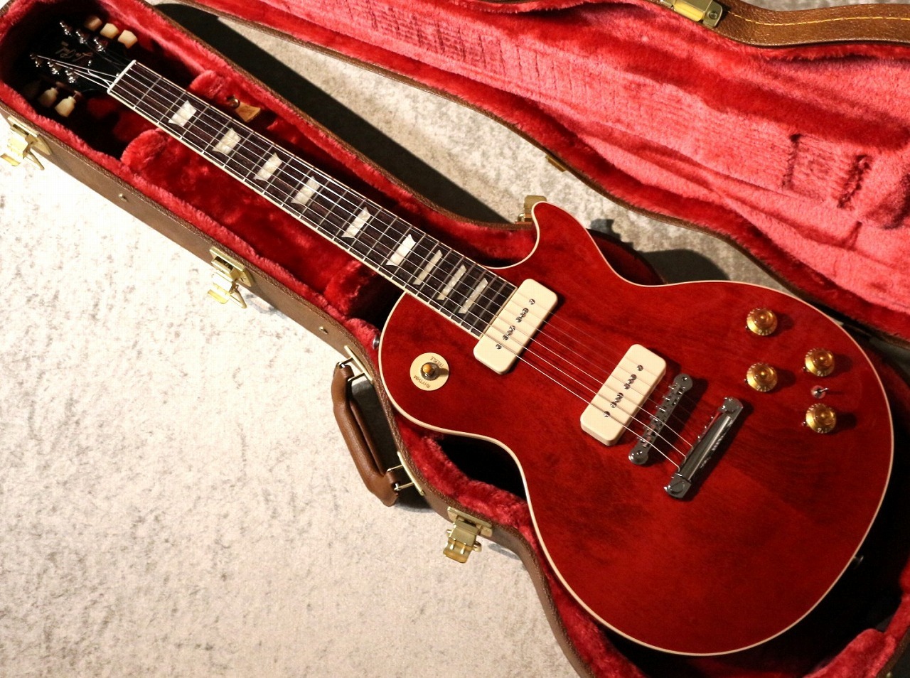 【新発売】 Haynes Warren Gibson Les Cherry ~60s P-90 50s Standard Paul ワイン