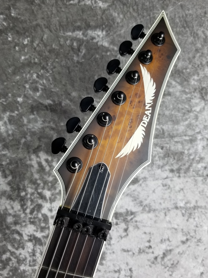 DEAN EXILE SELECT 7 STRING MULTISCALE KAHLER BURLED MAPLE