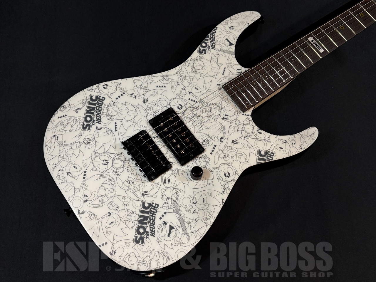 ESP×SONIC SONIC THE HEDGEHOG GUITAR III - Classic Sonic Edition