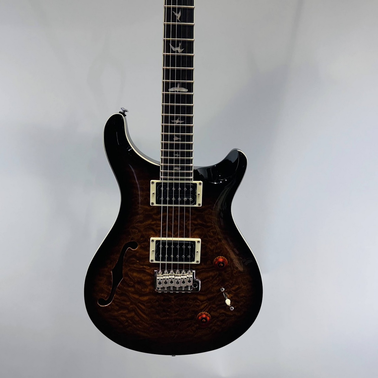 Paul Reed Smith(PRS) SE Custom 22 Semi-Hollow Quilt Black Gold