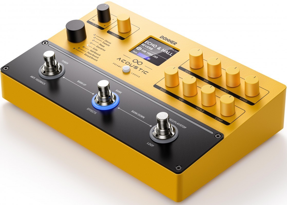 ART Acoustic アコギ用 プリアンプ DI マルチエフェクター Animals Pedal （アニマルズペダル）からアコギ用 DIペダル