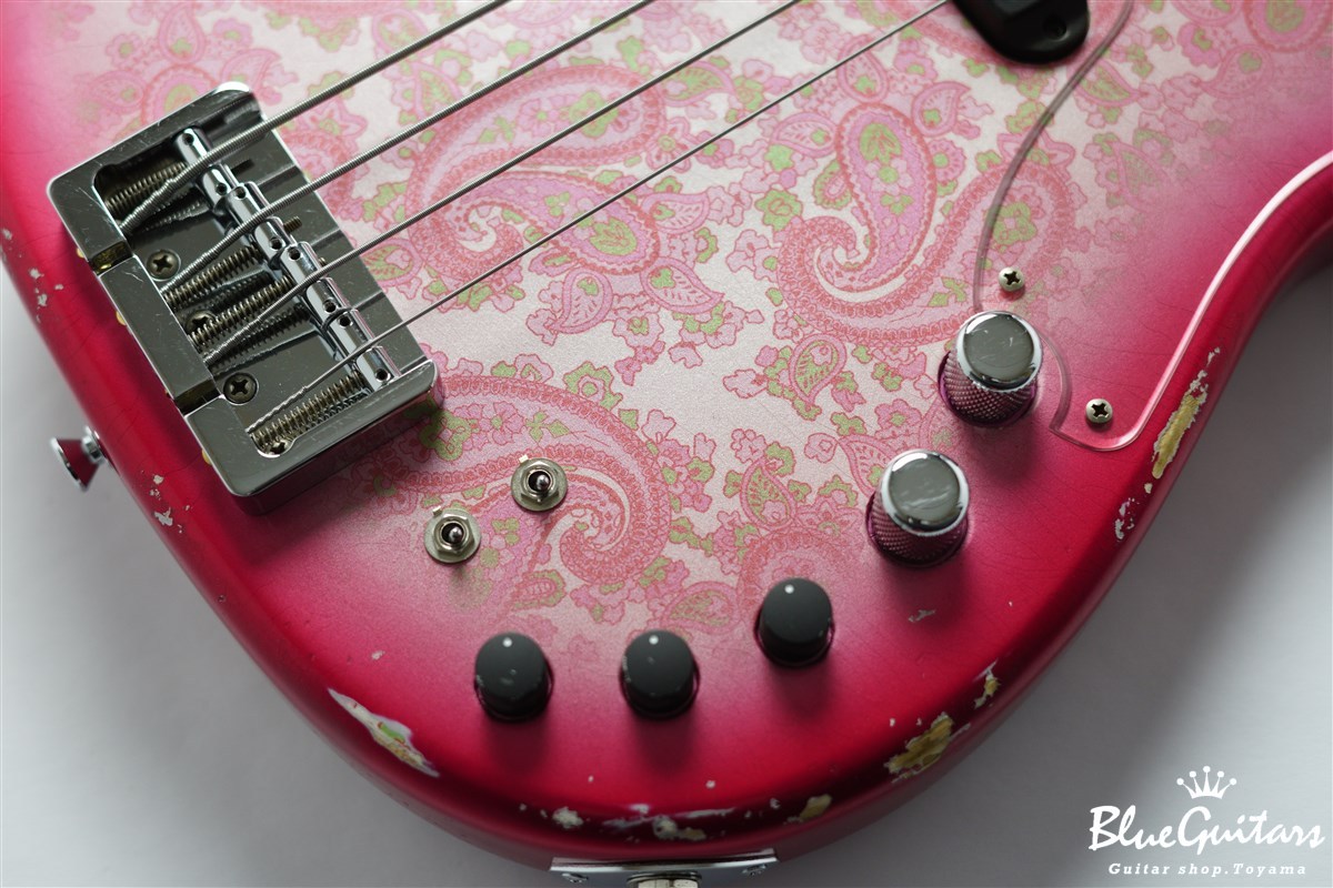Xotic XTB-1T 4st Pink Paisley Medium Aged / Ash / M #009