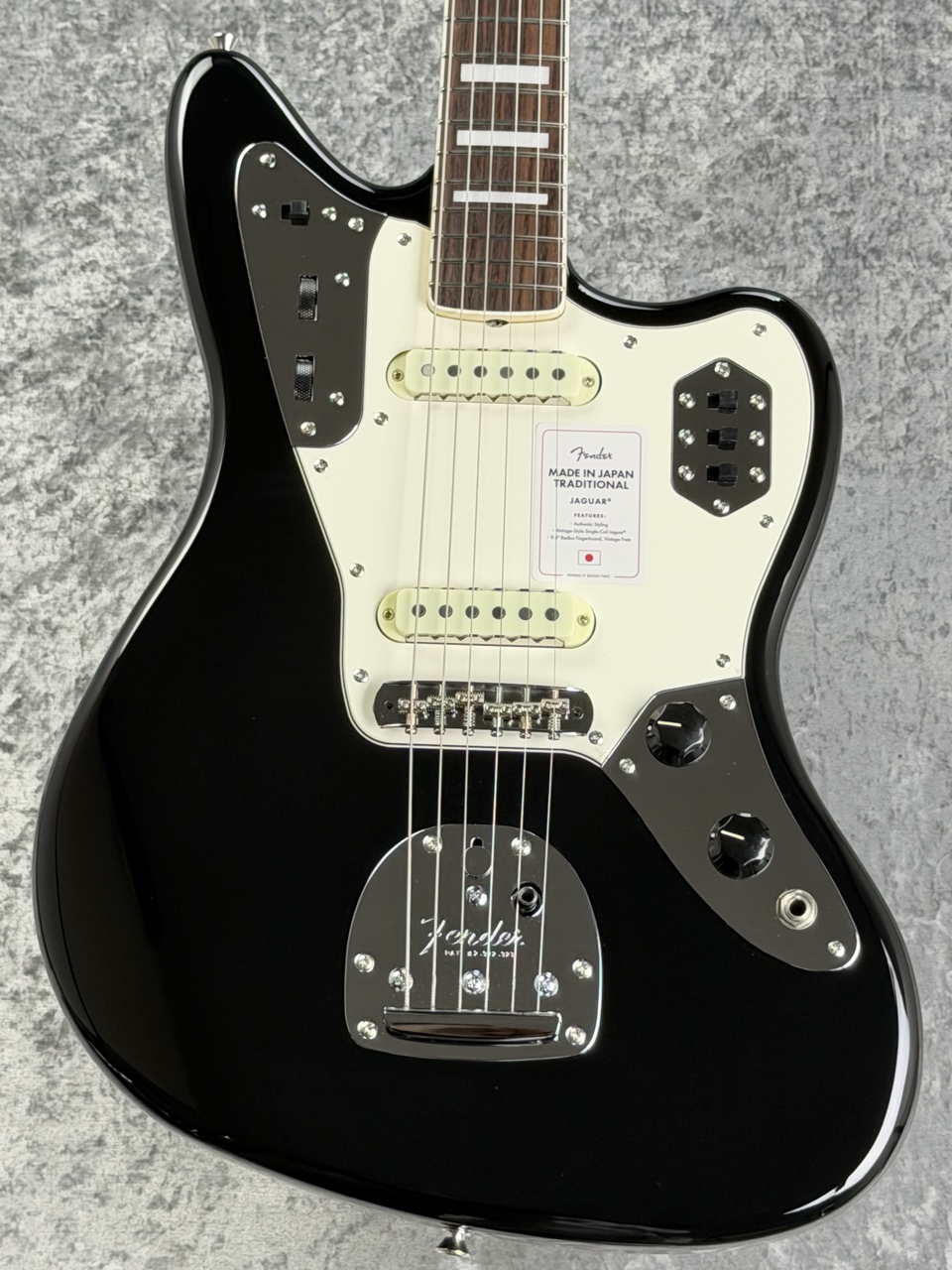 Fender Made in Japan Traditional Late 60s Jaguar -Black