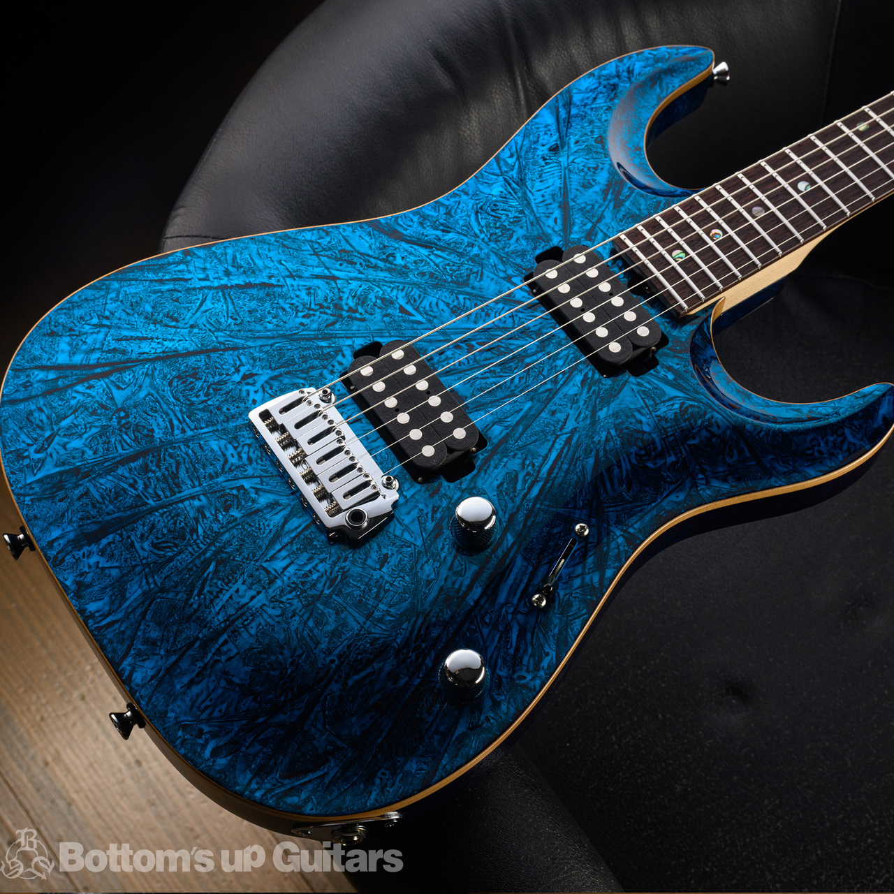 T's Guitars DST-Pro22 Carved - Flare Dark Lapis Metallic - HH