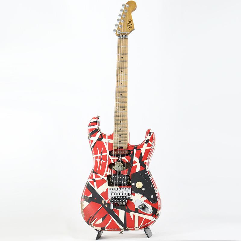 EVH Striped Series Frankenstein Frankie (Red with Black Stripes