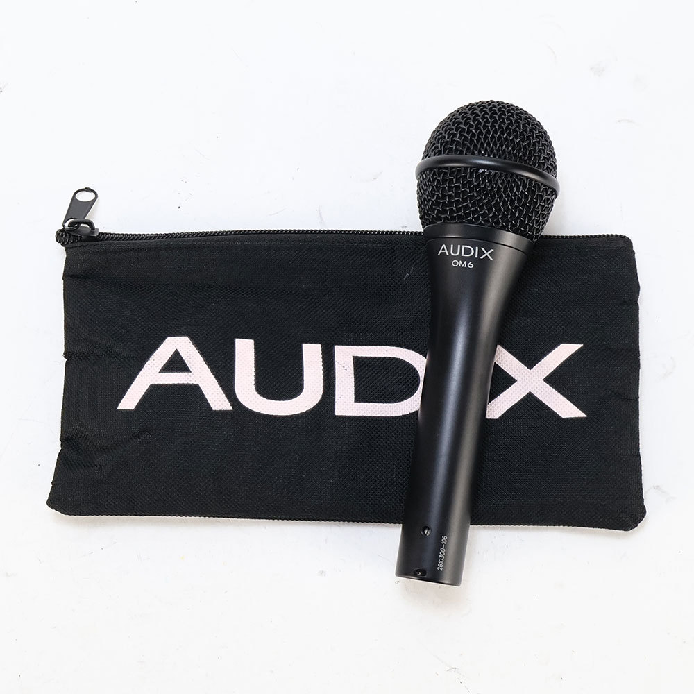 【未使用】AUDIX OM6 ダイナミックマイク 専用ケース付き Audix 【中古】 AUDIX OM6 ボーカル用ダイナミックマイク オー