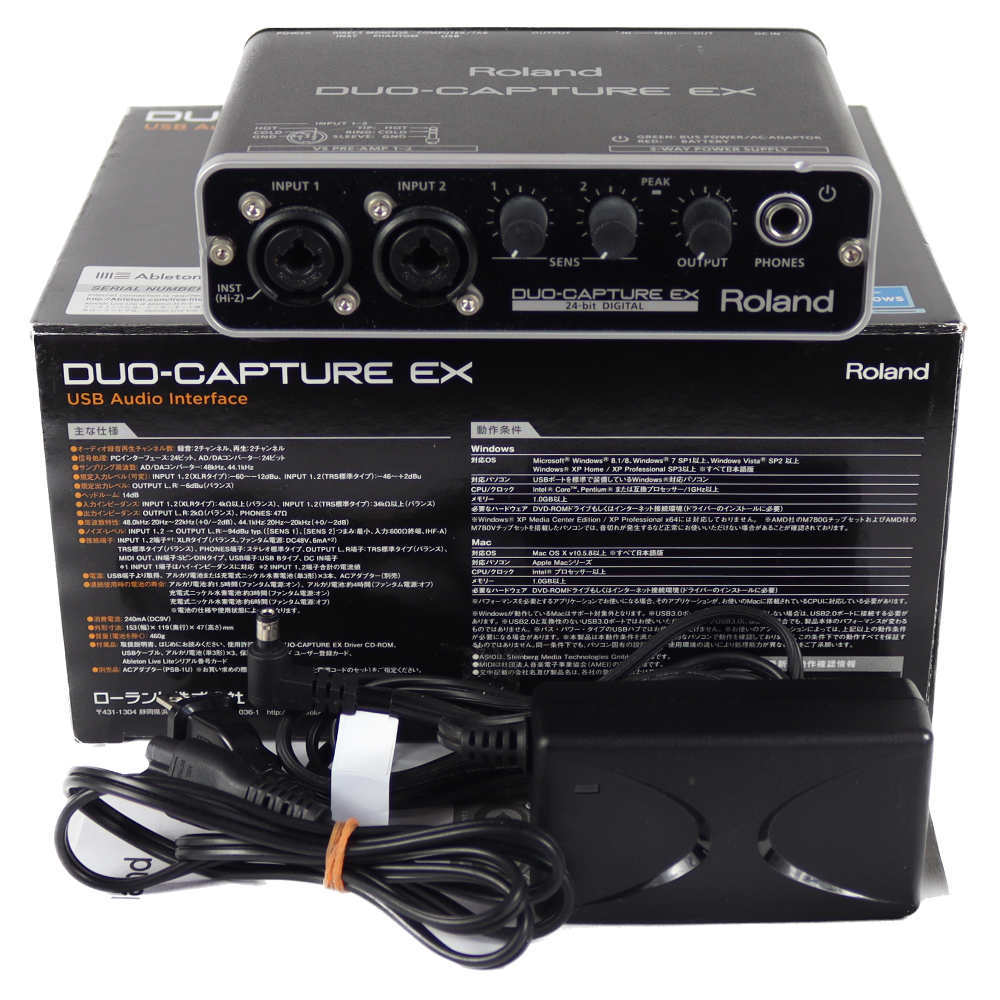 Roland 【中古】 オーディオインターフェイス Roland UA-22 DUO-CAPTURE EX ローランド