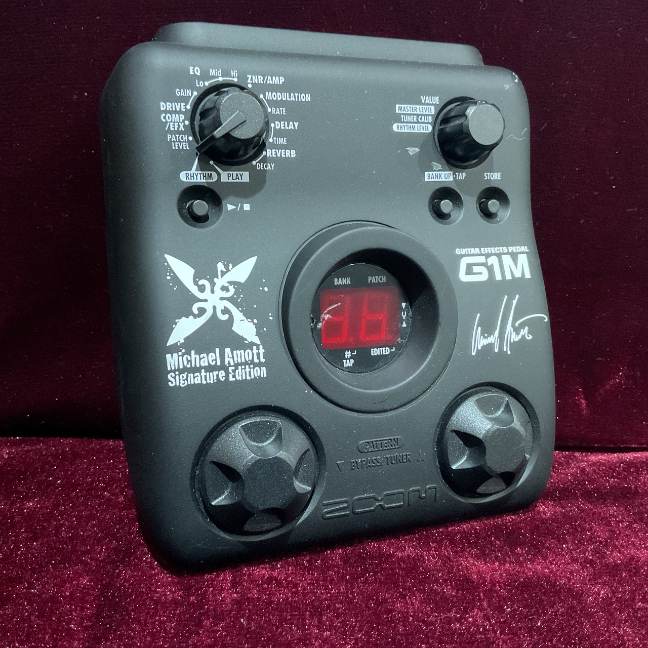 【希少】【美品】ZOOM マルチエフェクター G1M マイケル・アモット ZOOM G1M Michael Amott（中古）【楽器検索デジマート】