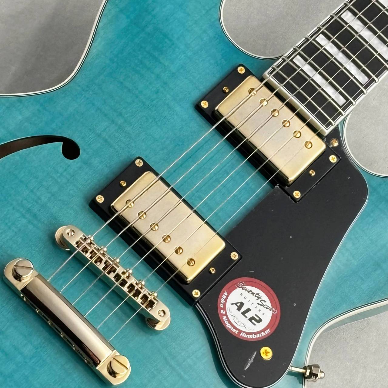 Seventy Seven Guitars EXRUBATO-CTM-JT ~Aqua Marine Blue
