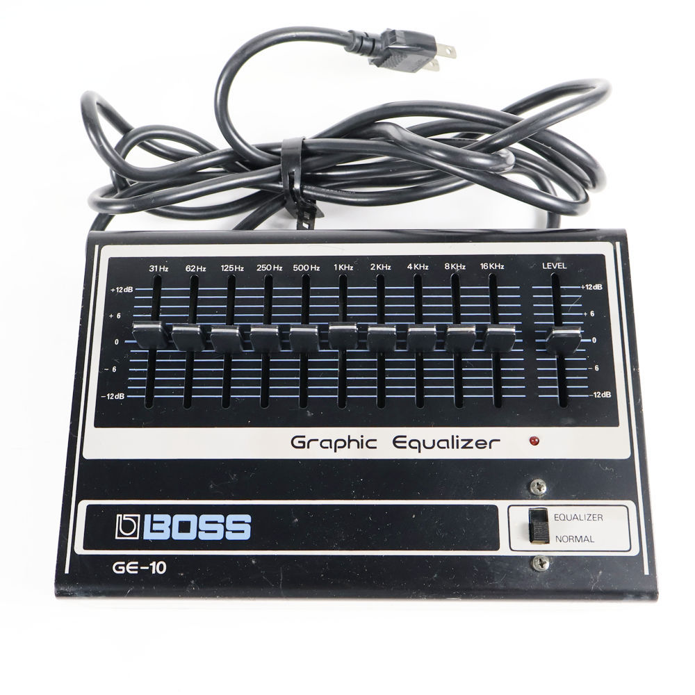BOSS ボス RGE-10 グラフィック イコライザー BOSS RGE-10 Graphic Equalizer Micro Rack Guitar Effects | eBay