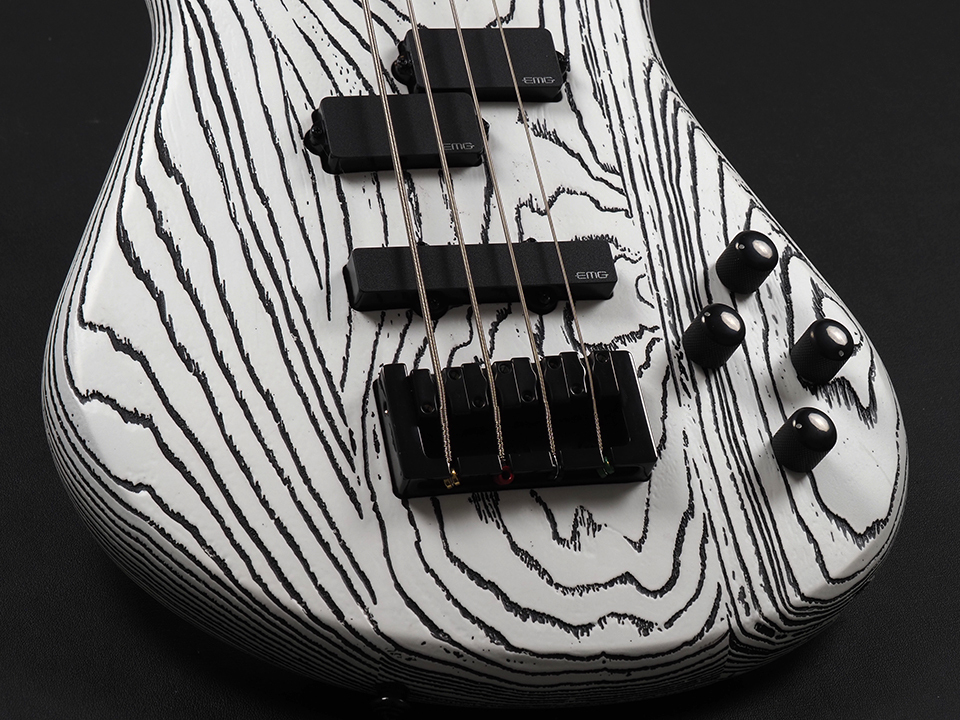 Spector NS PULSE 4 Satin EX LTD ~White Black Fill~（新品