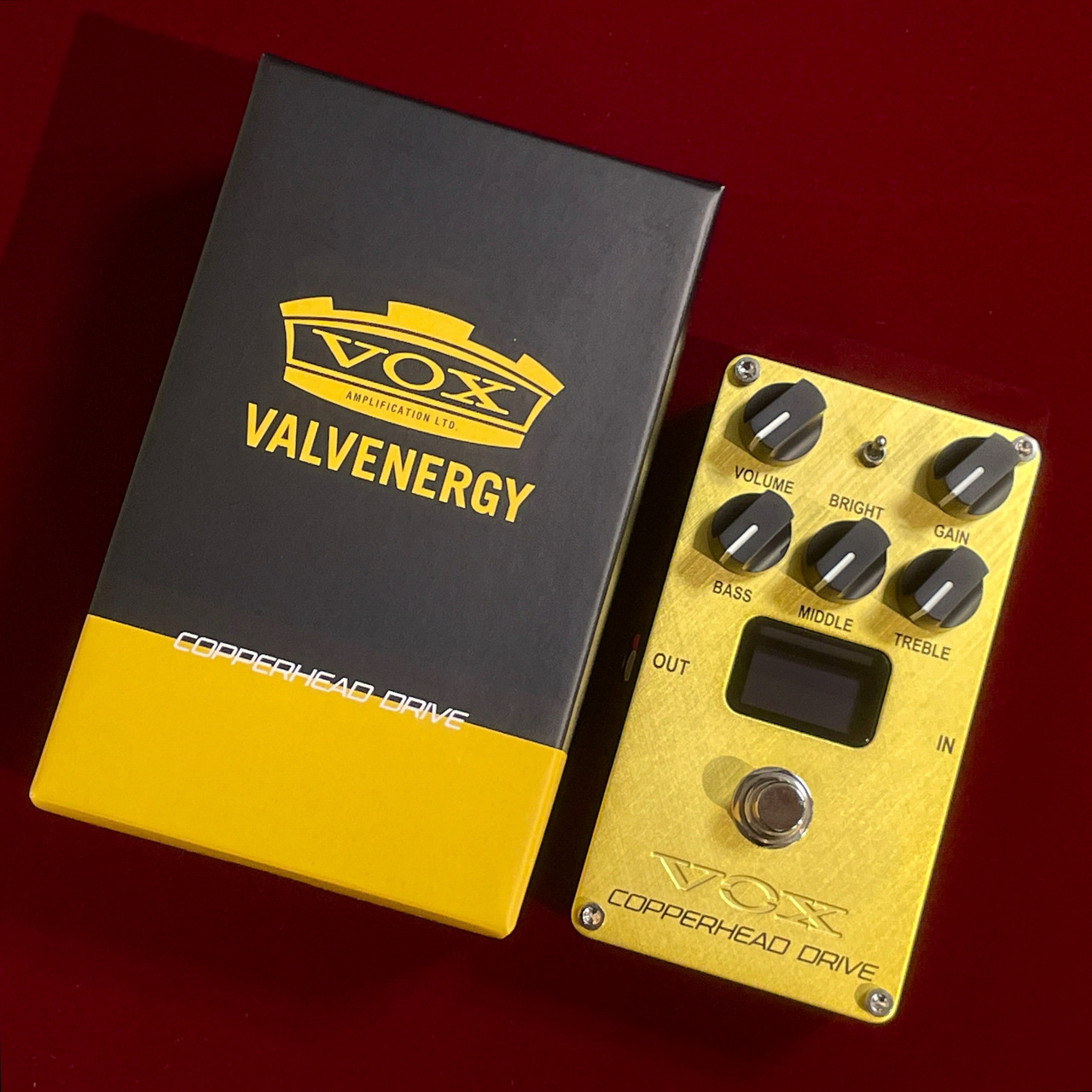 VOX COPPERHEAD DRIVE  ◾️箱無し特価 ◾️Nutube Amazon.com: Vox Valve Energy Copperhead Drive Pedal W/NuTube
