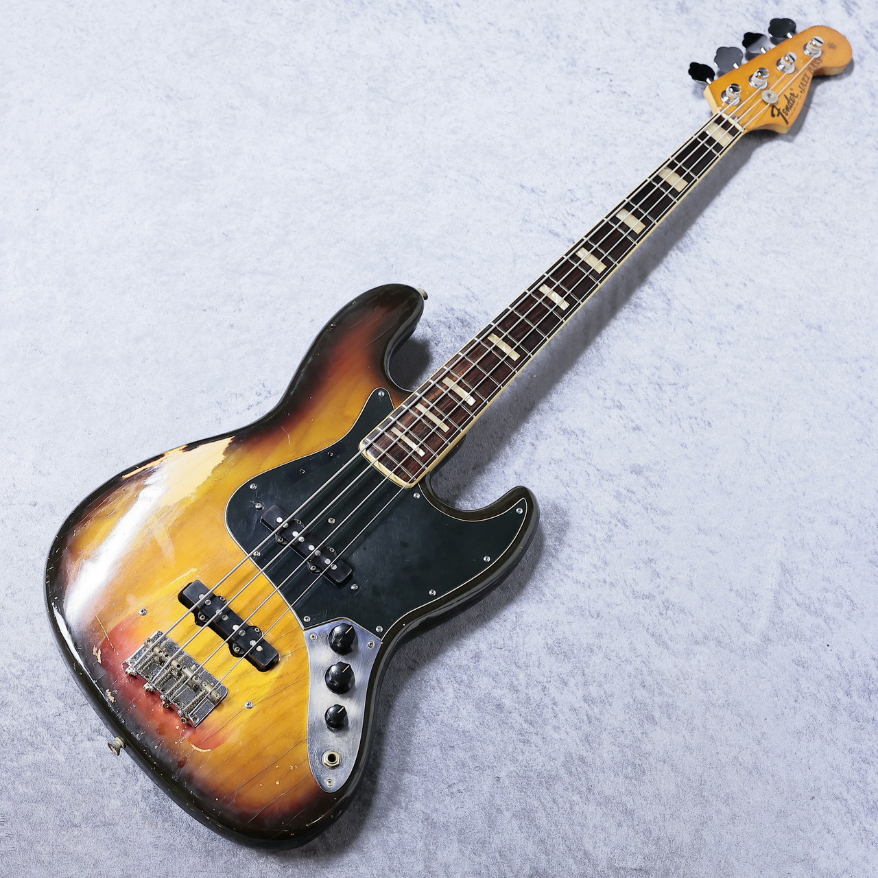 イエローベース 3本 Fender 1976 Jazz Bass - 3Tone Sunburst - 【4.43kg
