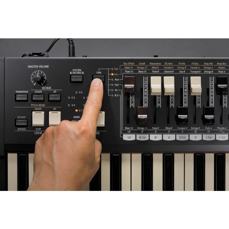 値下げしました！Hammond M-solo 49鍵 オルガン Hammond M-solo (49鍵盤・ハモンドドローバーオルガン)（新品/送料無料