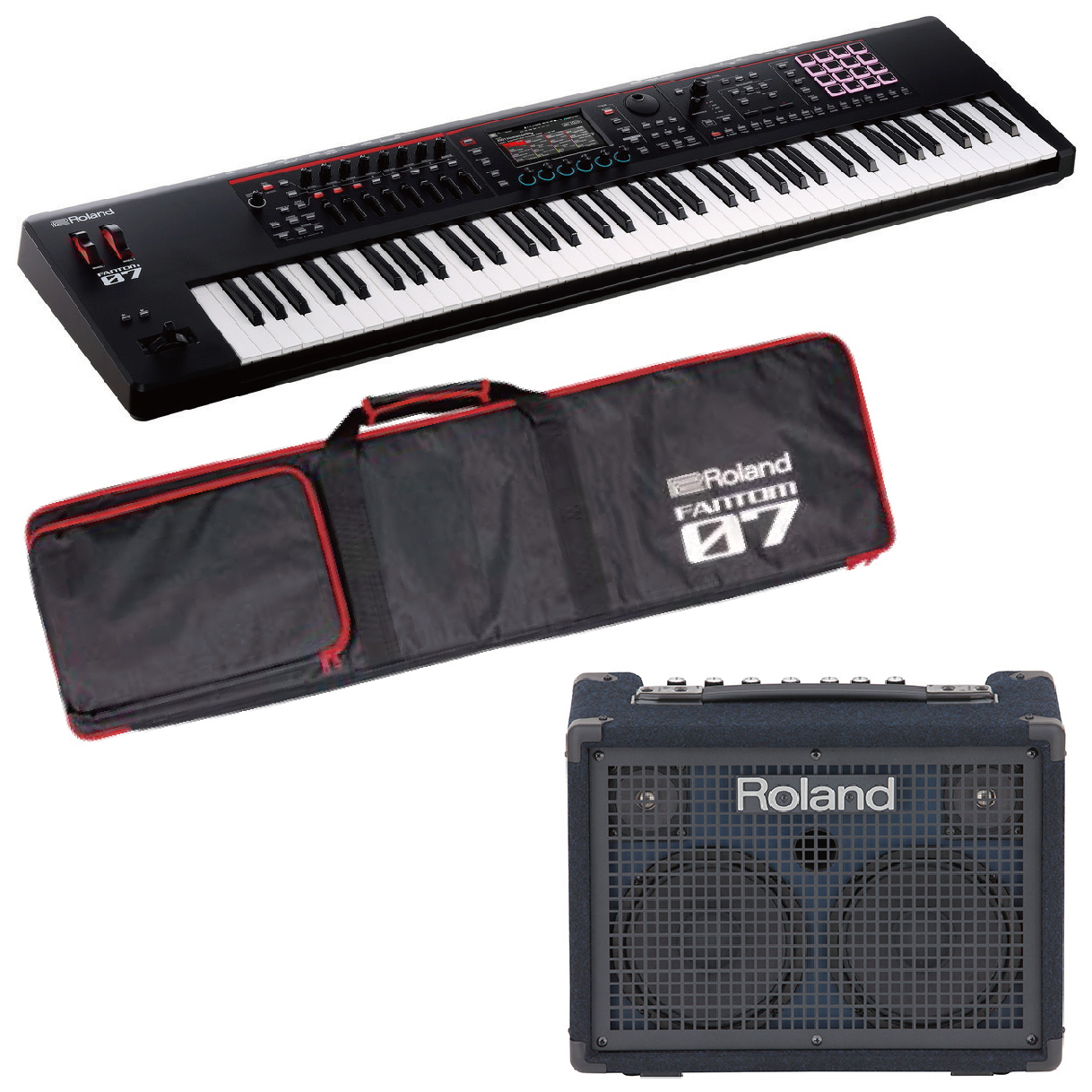 Roland FANTOM-07 + KC-220 ◇専用ケース付【台数限定超特価 