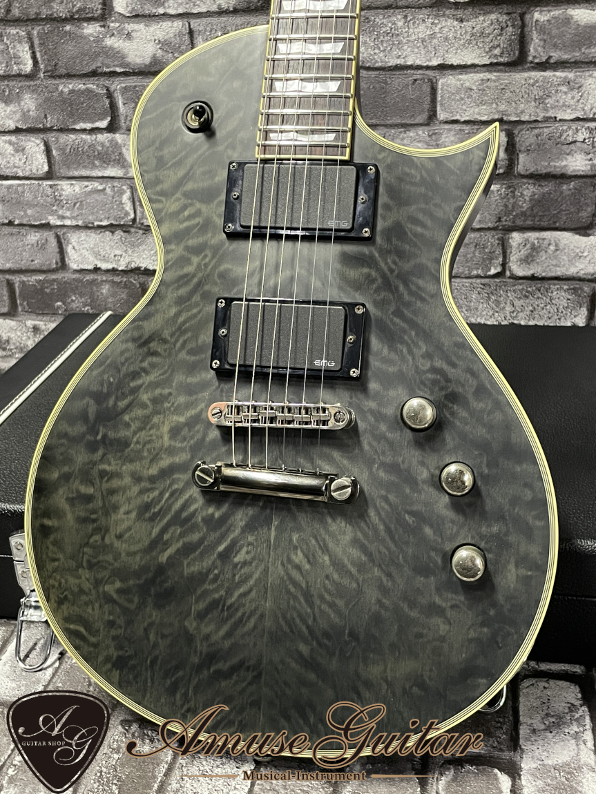 LTD EC-401 QM # See Thru Black Satin 2017年製【Limited Edition】w/ESP GIG BAG  3.22kg（中古）【楽器検索デジマート】