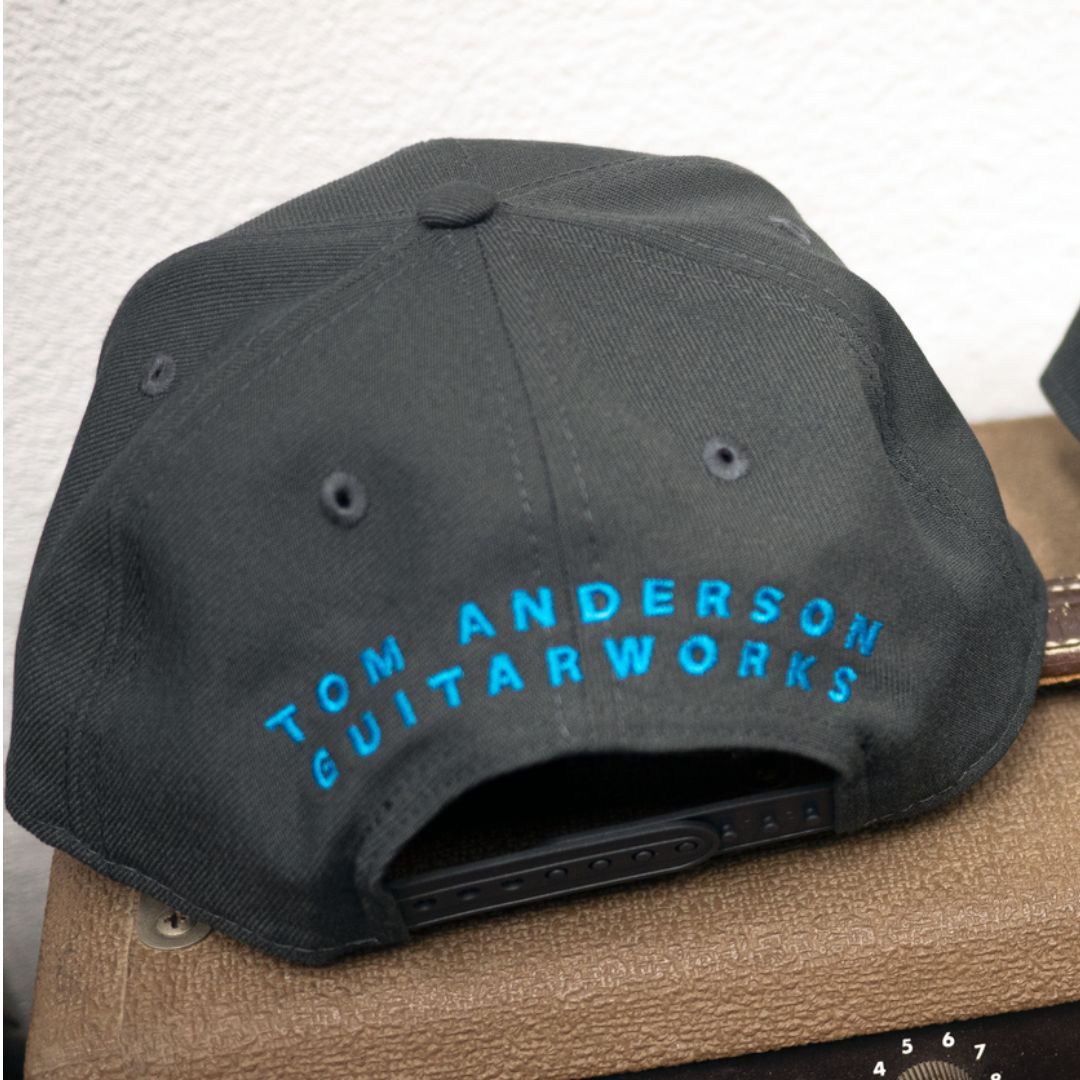 TOM ANDERSON New Era 9Fifty Logo Hat, Graphite (Bora Blue
