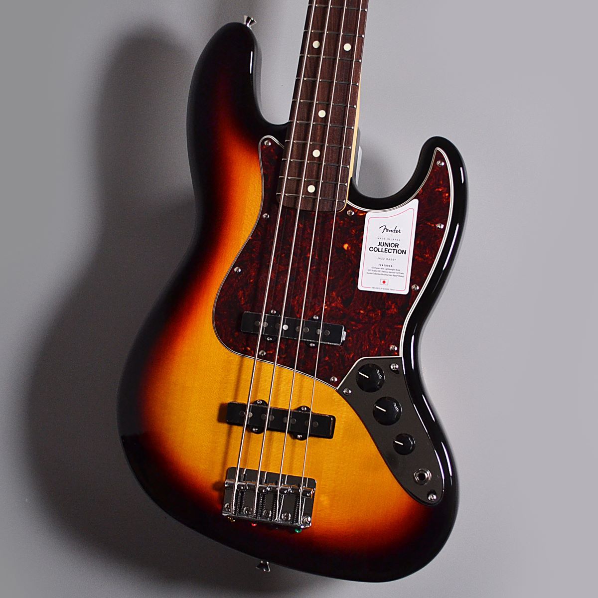 Fender Made in Japan Junior Collection Jazz Bass 3-Color Sunburst