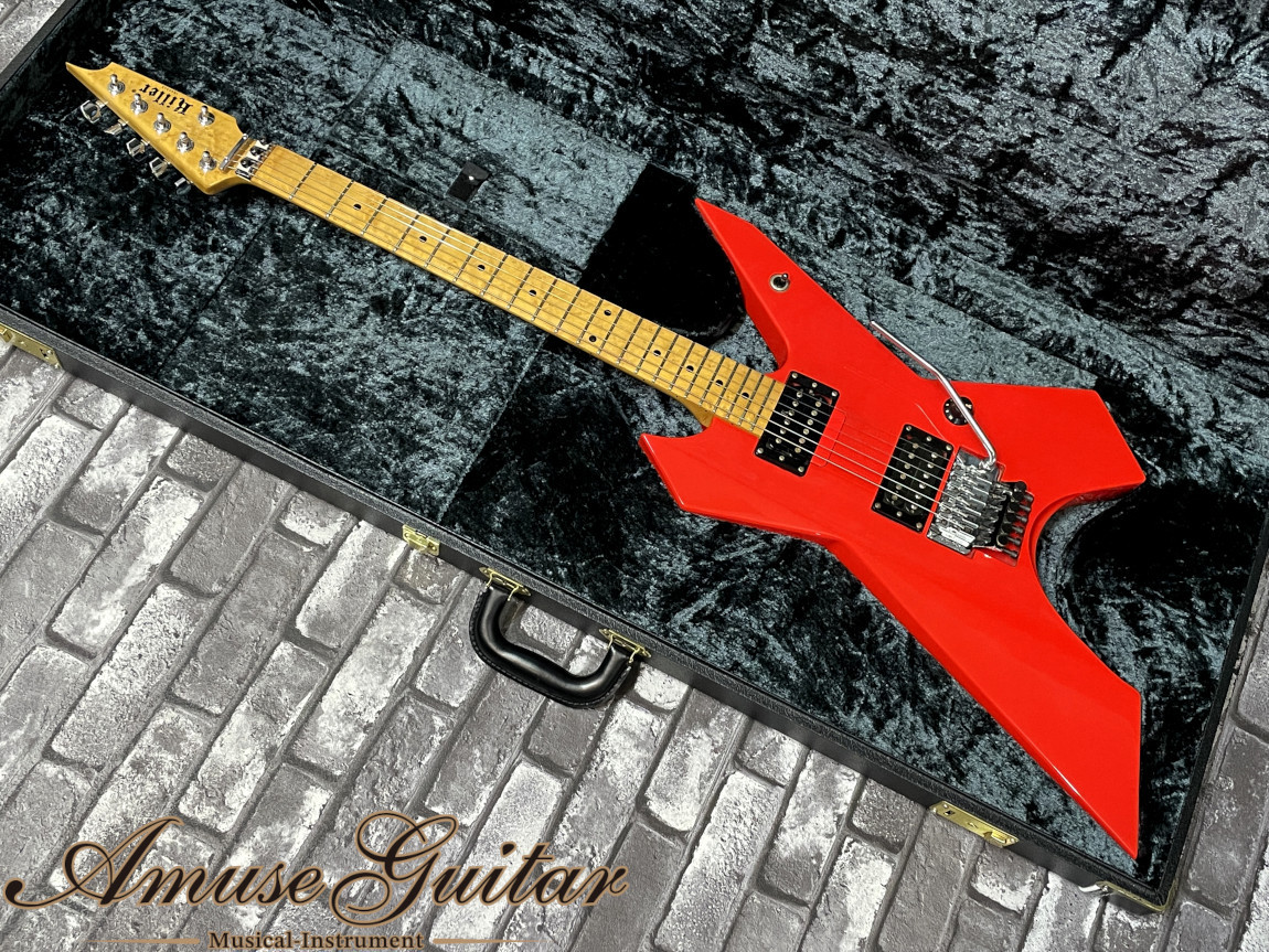 Killer KG-Prime # Flash Red 1990年代製【LOUDNESS Akira Takasaki Sound】w/Killer  Original GIG Case 3.89kg（中古）【楽器検索デジマート】