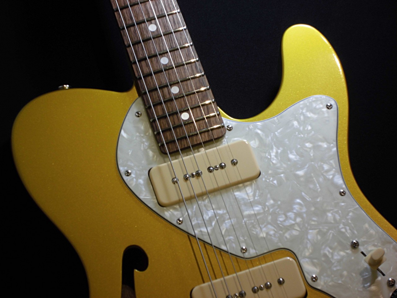 K.Nyui Custom Guitars KNTE Thinline / Gold【当店オーダー品