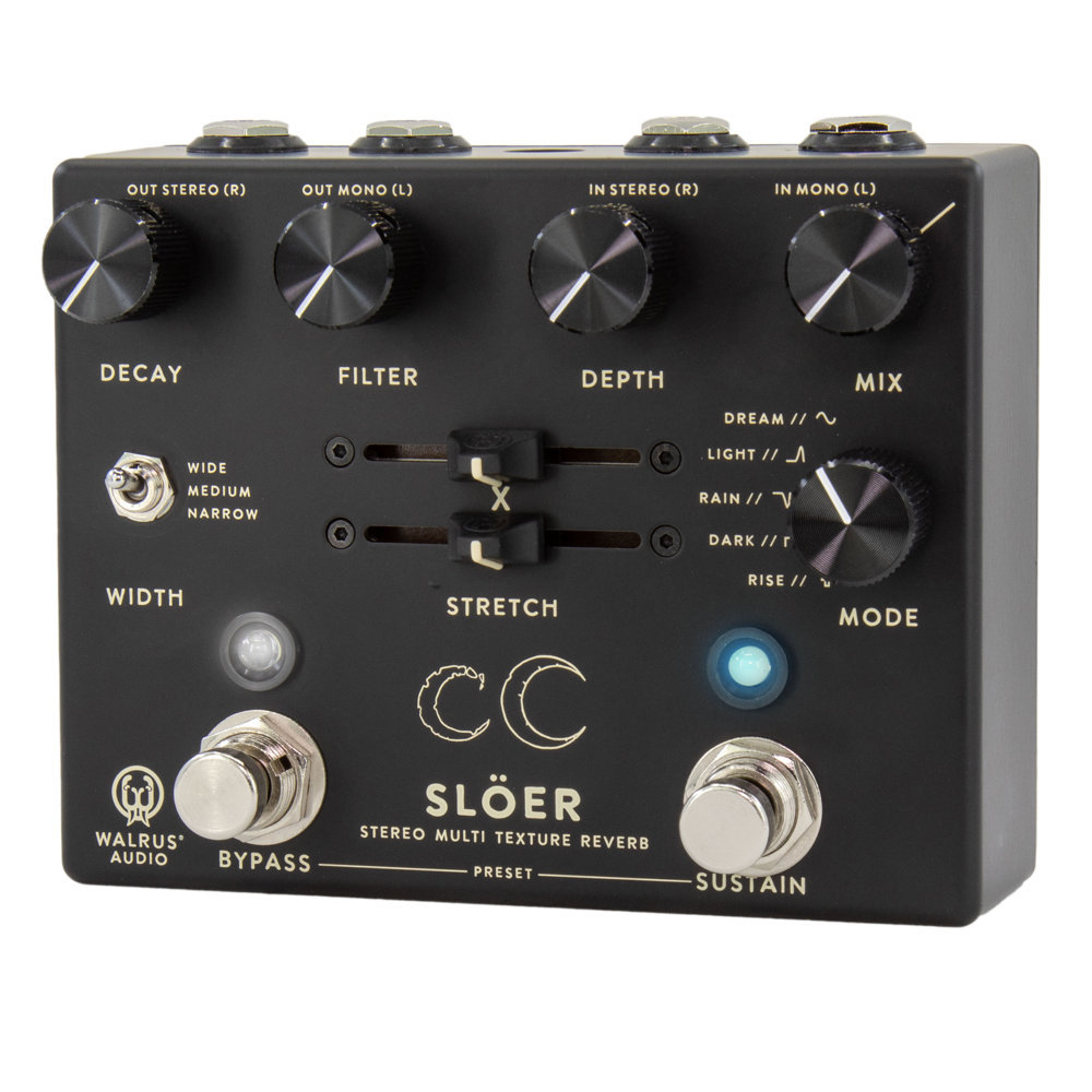 WALRUS AUDIO SLOER BK Stereo Ambient Reverb リバーブ ギター