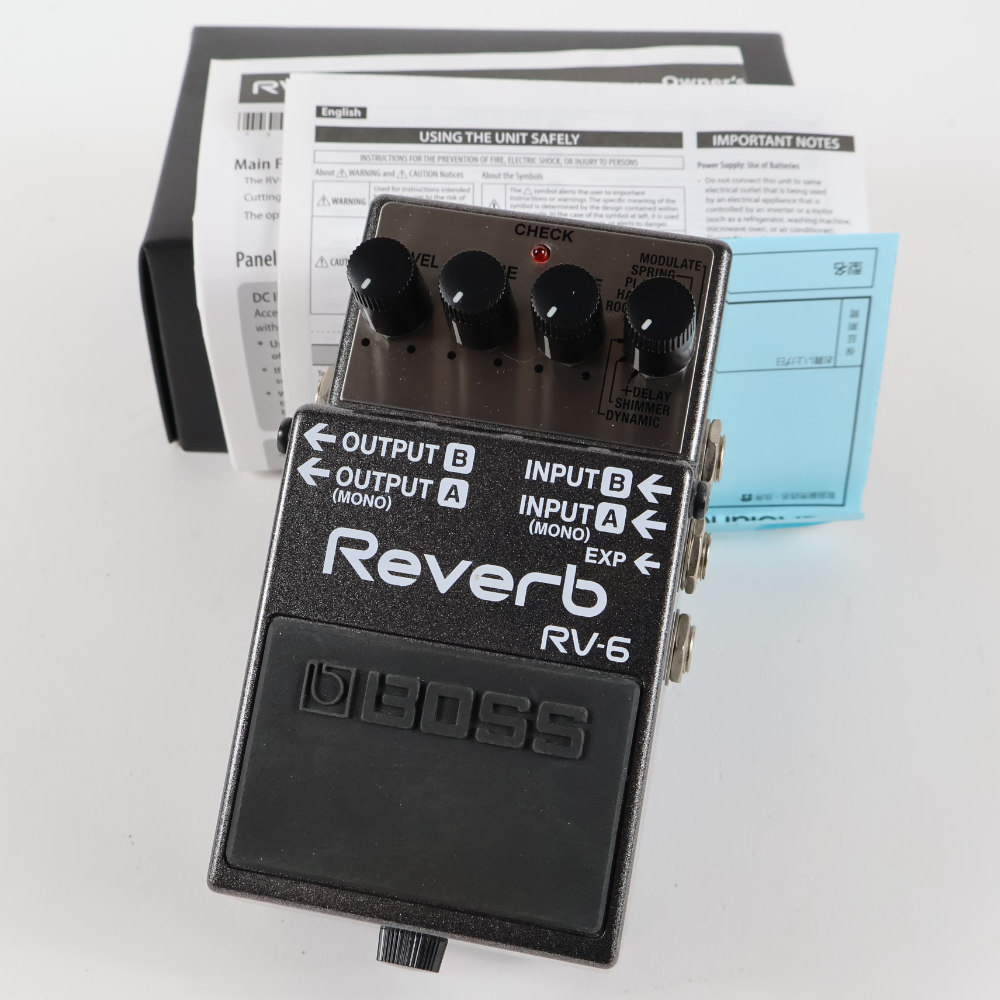 BOSS 【中古】リバーブ エフェクター BOSS RV-6 Reverb ボス