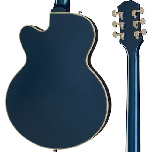 Epiphone up-town katセミアコースティックギター 青 Epiphone uptown